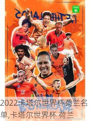 2022卡塔尔世界杯荷兰名单,卡塔尔世界杯 荷兰