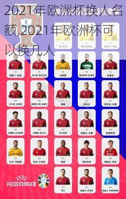 2021年欧洲杯换人名额,2021年欧洲杯可以换几人