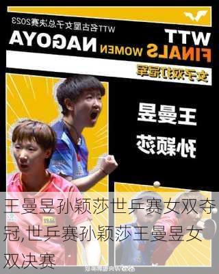 王曼昱孙颖莎世乒赛女双夺冠,世乒赛孙颖莎王曼昱女双决赛