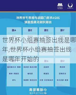 世界杯小组赛抽签出线是哪年,世界杯小组赛抽签出线是哪年开始的
