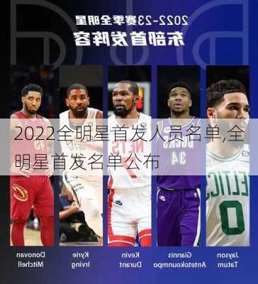 2022全明星首发人员名单,全明星首发名单公布