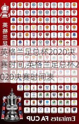 英格兰足总杯2020决赛时间,英格兰足总杯2020决赛时间表