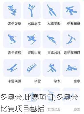 冬奥会,比赛项目,冬奥会比赛项目包括