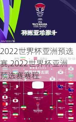 2022世界杯亚洲预选赛,2022世界杯亚洲预选赛赛程