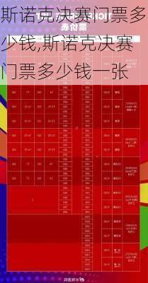 斯诺克决赛门票多少钱,斯诺克决赛门票多少钱一张