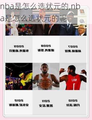 nba是怎么选状元的,nba是怎么选状元的呢
