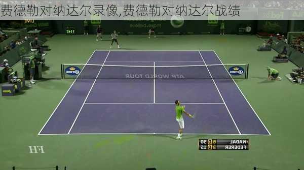 费德勒对纳达尔录像,费德勒对纳达尔战绩