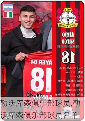 勒沃库森俱乐部球员,勒沃库森俱乐部球员名单