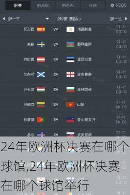 24年欧洲杯决赛在哪个球馆,24年欧洲杯决赛在哪个球馆举行