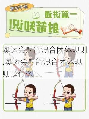 奥运会射箭混合团体规则,奥运会射箭混合团体规则是什么