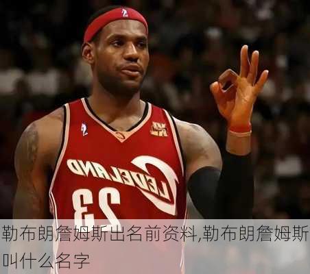 勒布朗詹姆斯出名前资料,勒布朗詹姆斯叫什么名字