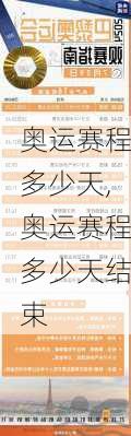 奥运赛程多少天,奥运赛程多少天结束