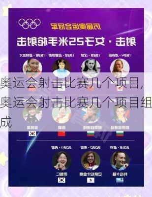 奥运会射击比赛几个项目,奥运会射击比赛几个项目组成