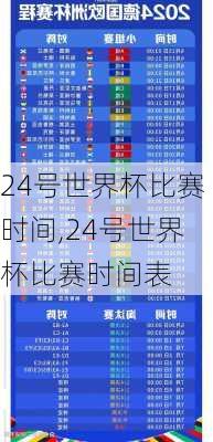 24号世界杯比赛时间,24号世界杯比赛时间表