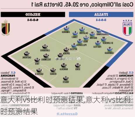 意大利vs比利时预测结果,意大利vs比利时预测结果