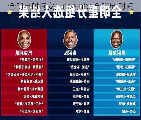 全明星时间安排nba,nba全明星 时间