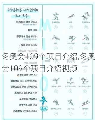 冬奥会109个项目介绍,冬奥会109个项目介绍视频