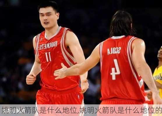 姚明火箭队是什么地位,姚明火箭队是什么地位的