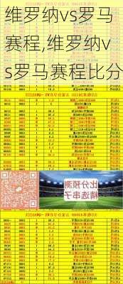 维罗纳vs罗马赛程,维罗纳vs罗马赛程比分