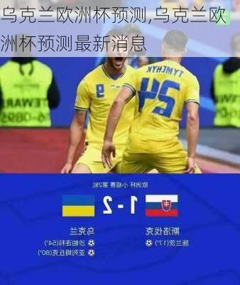 乌克兰欧洲杯预测,乌克兰欧洲杯预测最新消息
