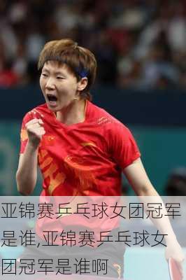 亚锦赛乒乓球女团冠军是谁,亚锦赛乒乓球女团冠军是谁啊