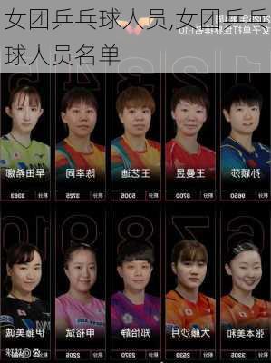 女团乒乓球人员,女团乒乓球人员名单
