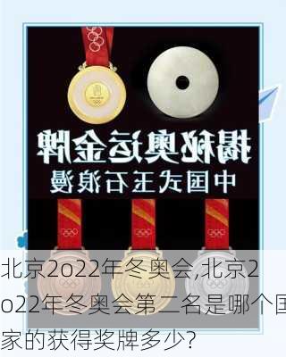 北京2o22年冬奥会,北京2o22年冬奥会第二名是哪个国家的获得奖牌多少?