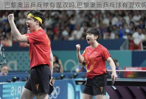 巴黎奥运乒乓球有混双吗,巴黎奥运乒乓球有混双吗