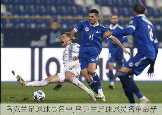 乌克兰足球球员名单,乌克兰足球球员名单最新