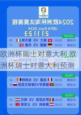欧洲杯瑞士对意大利,欧洲杯瑞士对意大利预测