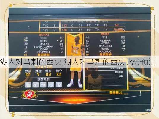 湖人对马刺的西决,湖人对马刺的西决比分预测