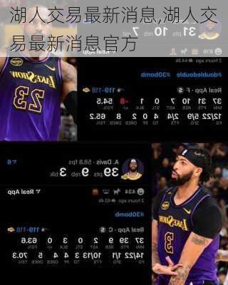 湖人交易最新消息,湖人交易最新消息官方