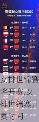 女排世锦赛将开赛,女排世锦赛开赛时间