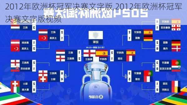 2012年欧洲杯冠军决赛文字版,2012年欧洲杯冠军决赛文字版视频