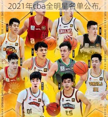 2021年cba全明星名单公布,