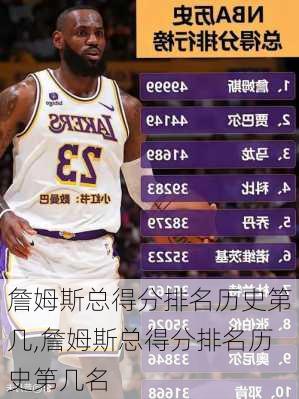 詹姆斯总得分排名历史第几,詹姆斯总得分排名历史第几名
