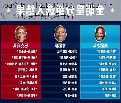 nba全明星什么时候开赛几点,nba全明星什么时候开赛几点开始