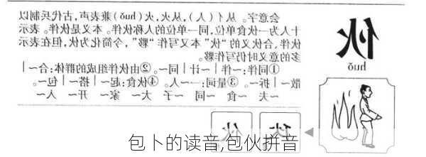 包卜的读音,包伙拼音
