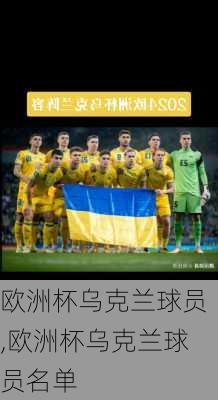 欧洲杯乌克兰球员,欧洲杯乌克兰球员名单