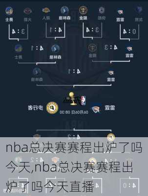 nba总决赛赛程出炉了吗今天,nba总决赛赛程出炉了吗今天直播