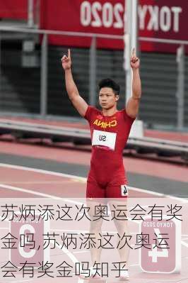 苏炳添这次奥运会有奖金吗,苏炳添这次奥运会有奖金吗知乎