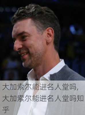 大加索尔能进名人堂吗,大加索尔能进名人堂吗知乎
