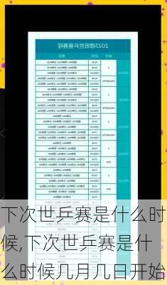 下次世乒赛是什么时候,下次世乒赛是什么时候几月几日开始