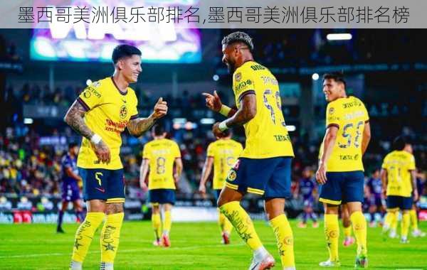 墨西哥美洲俱乐部排名,墨西哥美洲俱乐部排名榜