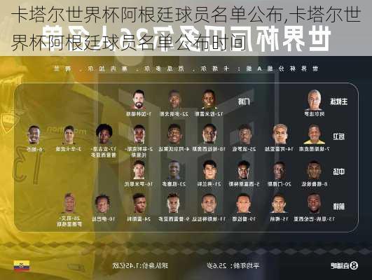 卡塔尔世界杯阿根廷球员名单公布,卡塔尔世界杯阿根廷球员名单公布时间
