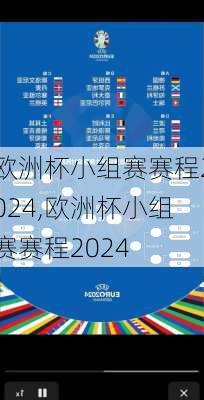 欧洲杯小组赛赛程2024,欧洲杯小组赛赛程2024