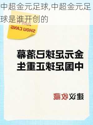 中超金元足球,中超金元足球是谁开创的