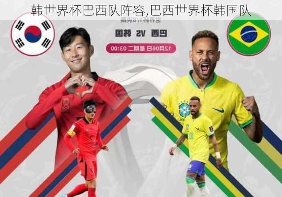 韩世界杯巴西队阵容,巴西世界杯韩国队