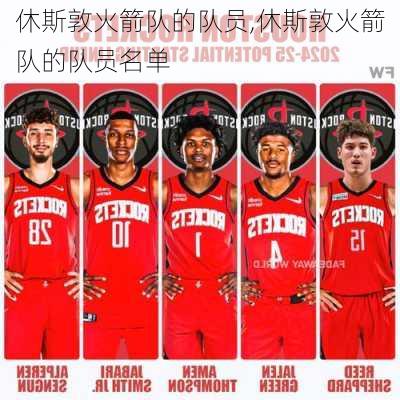 休斯敦火箭队的队员,休斯敦火箭队的队员名单