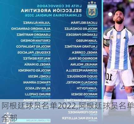 阿根廷球员名单2022,阿根廷球员名单全部